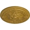 Ekena Millwork Vincent Ceiling Medallion (Fits Canopies up to 6"), Hand-Painted Pharaohs Gold, 26"OD x 3"P CM26VIPGS - alternate 2
